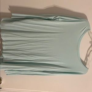 Mint Green Piko Long Sleeve
